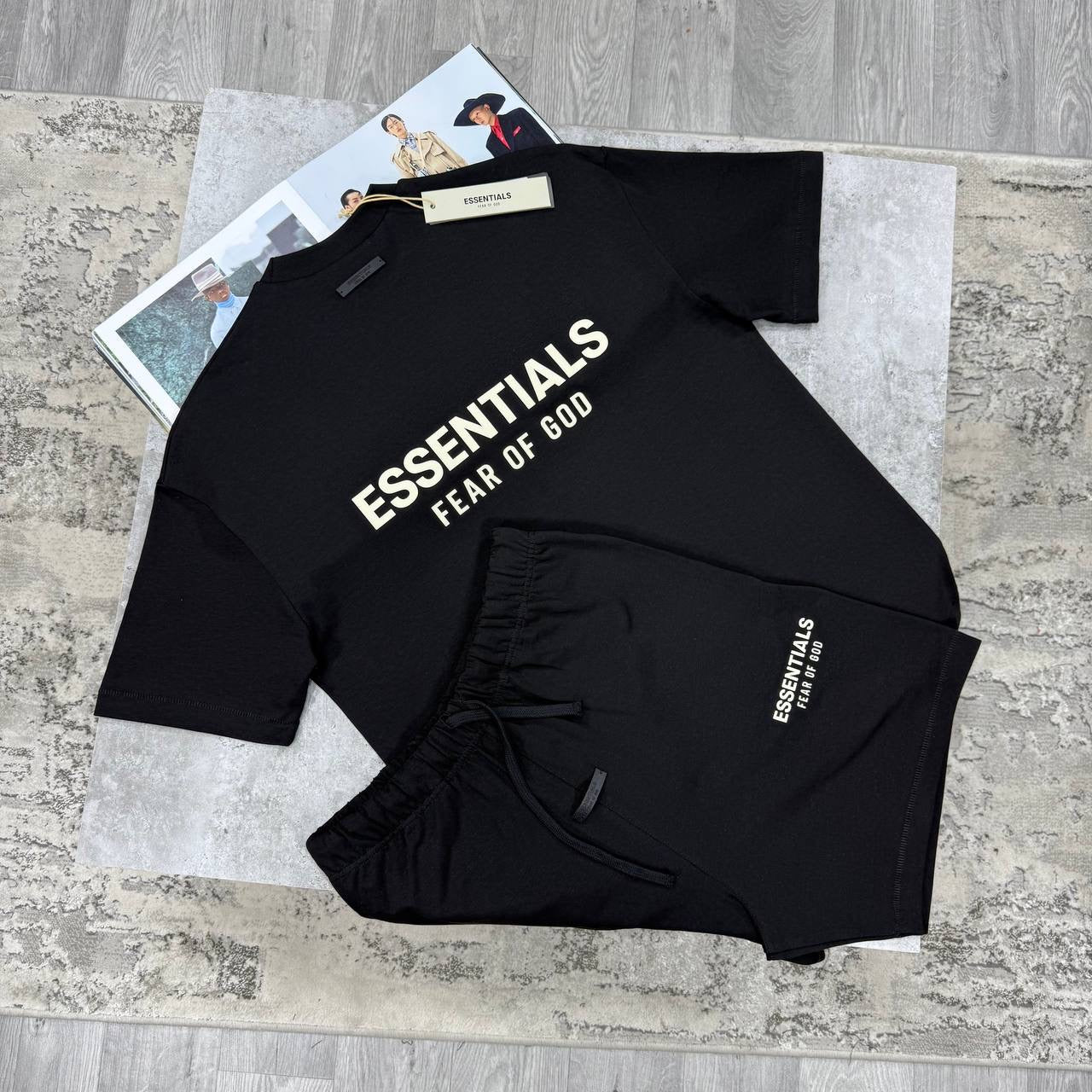ESSNTLS Short Set - Black