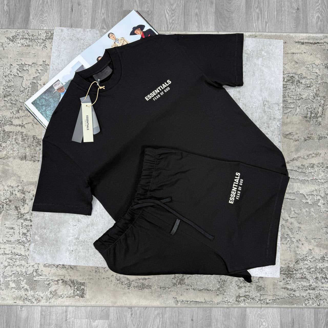 ESSNTLS Short Set - Black