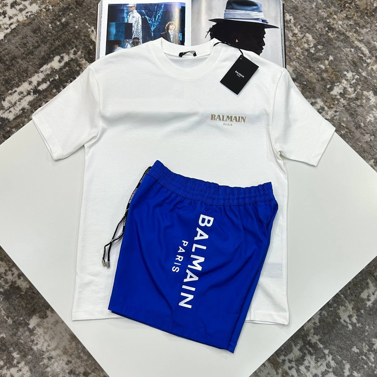 BLMN Short Set