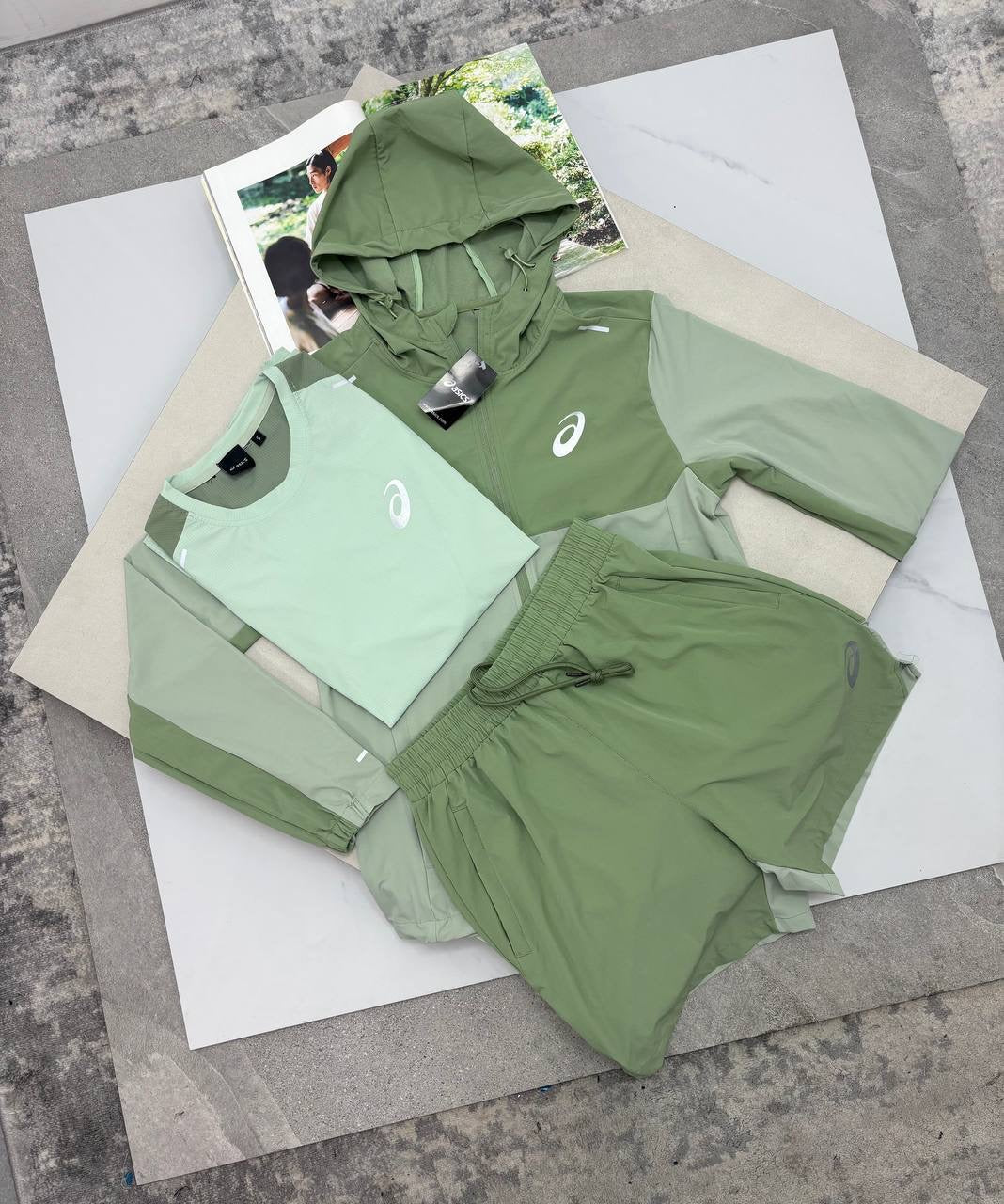 Mens 3 Piece Short Set
