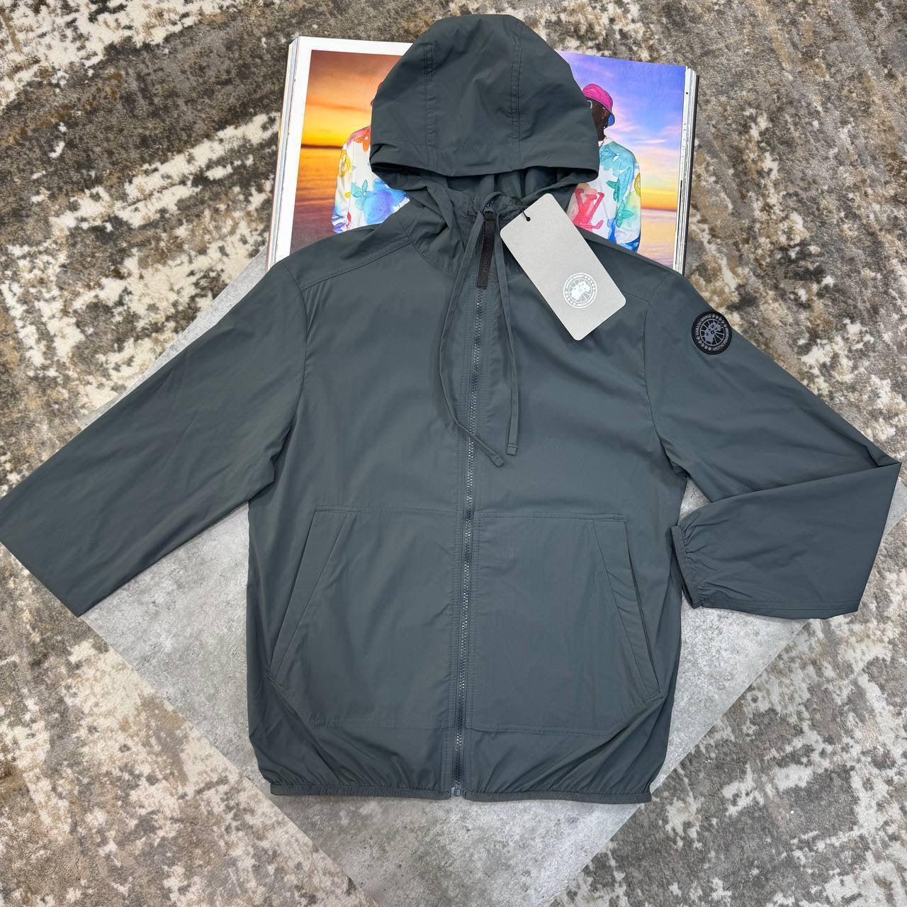 CG Windbreaker - Teal Grey