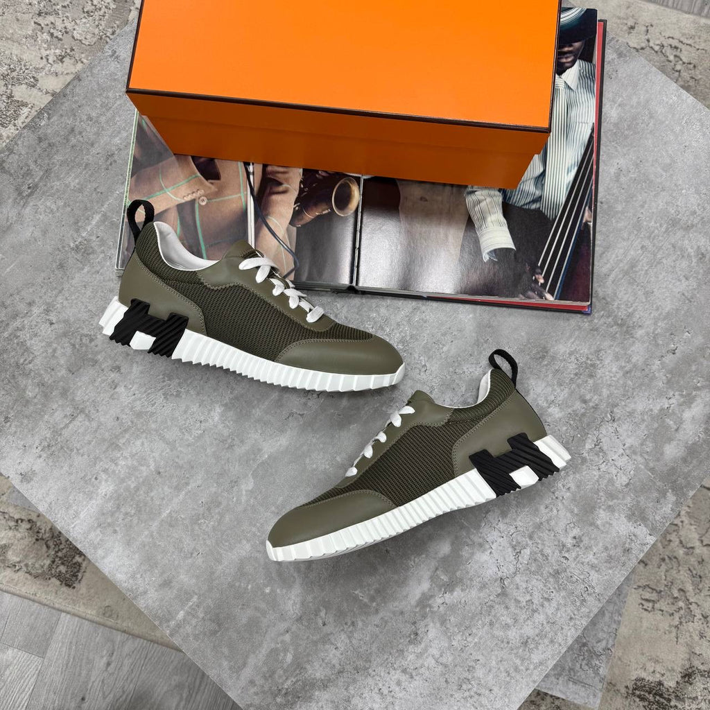 H Trainers -Khaki