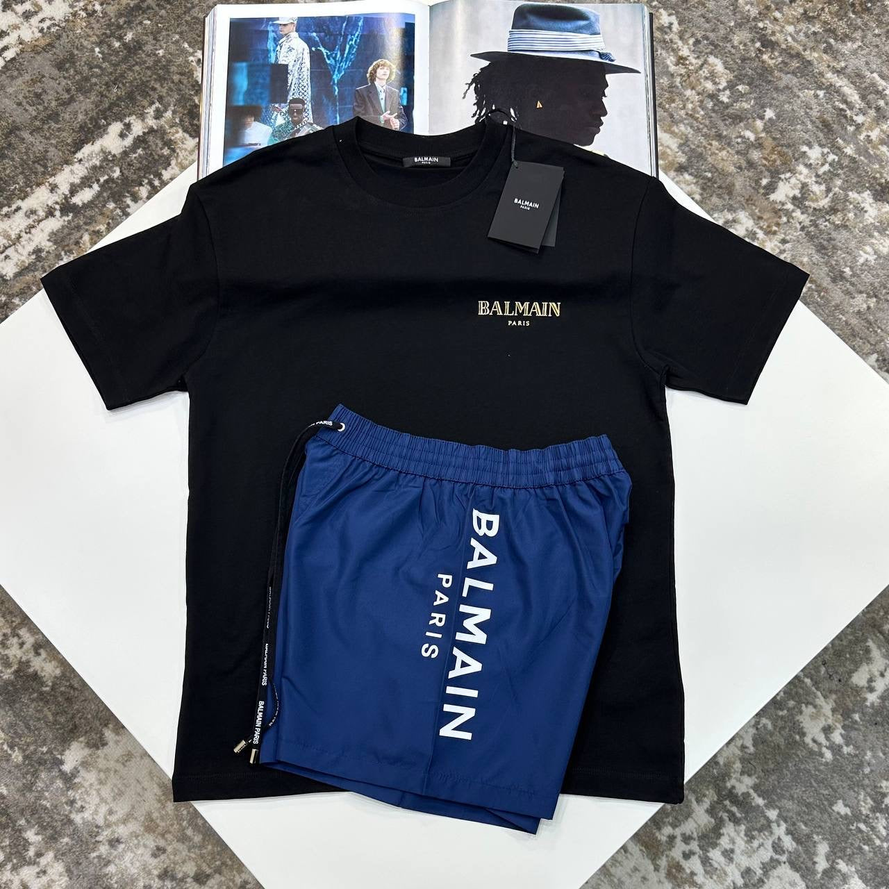 BLMN Short Set
