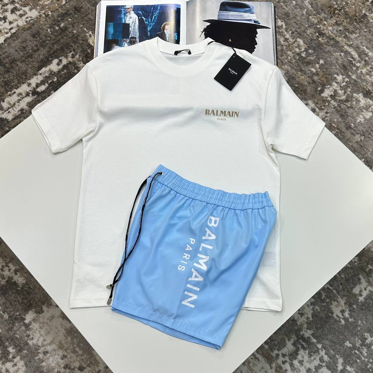 BLMN Short Set