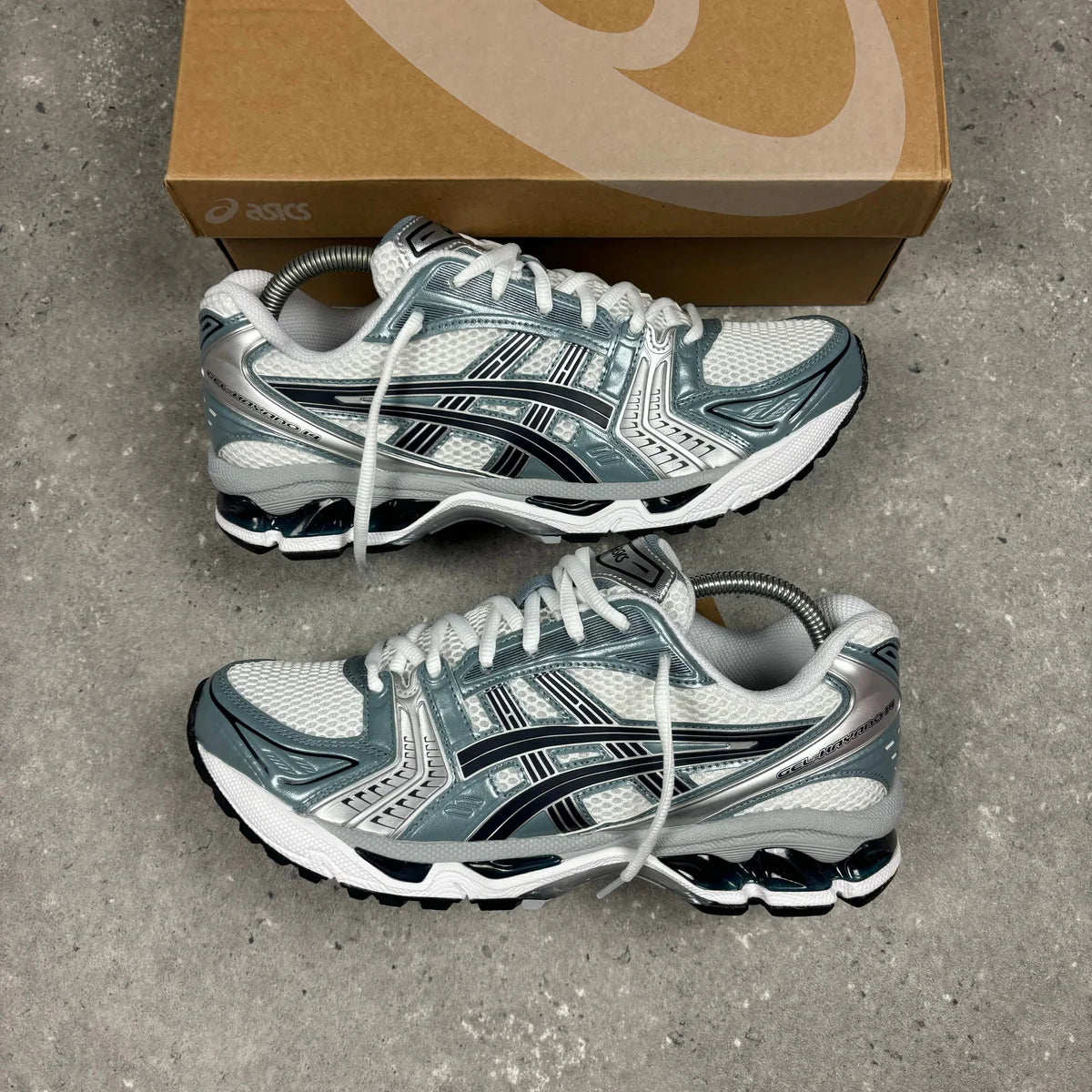 Gel Kayano 14 - White/Fjord Grey