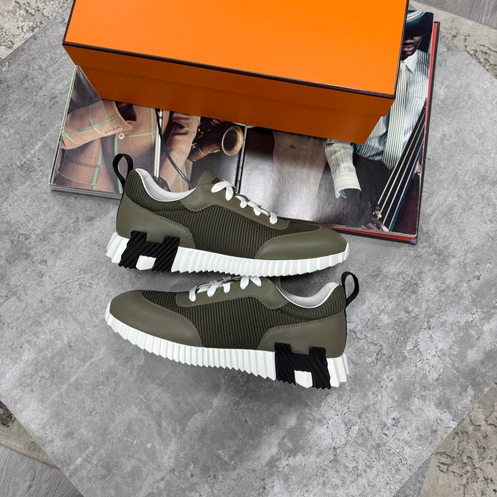 H Trainers -Khaki